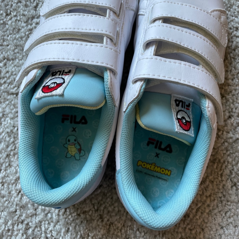 FILA X Pokemon Court Deluxe shoes korea exclusive nintendo US 6 blue squirtle - Picture 6 of 13